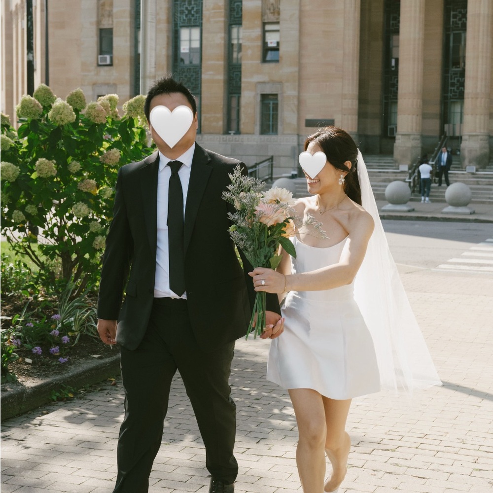 Jenny Yoo White Bridal Veil